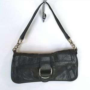 HOBO International Black Leather Small Shoulder Bag